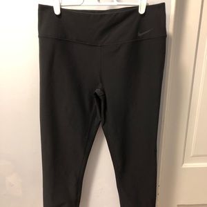 Nike Dri-fit Black Running Capris